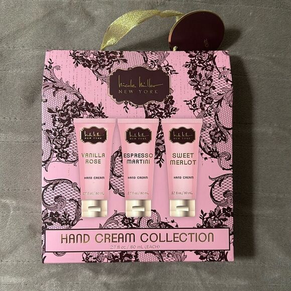 nicole miller 3 pc Pamper Hand Cream Collection Gift Pack for Her - Picture 1 of 8